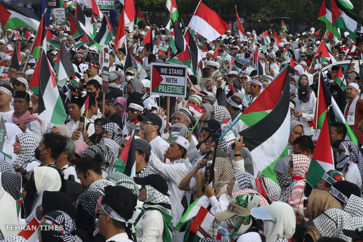 People worldwide stage pro-Palestinian rallies