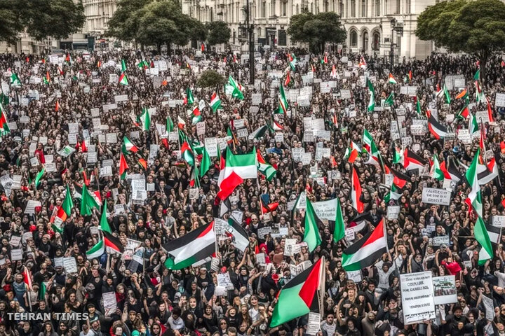 People worldwide stage pro-Palestinian rallies