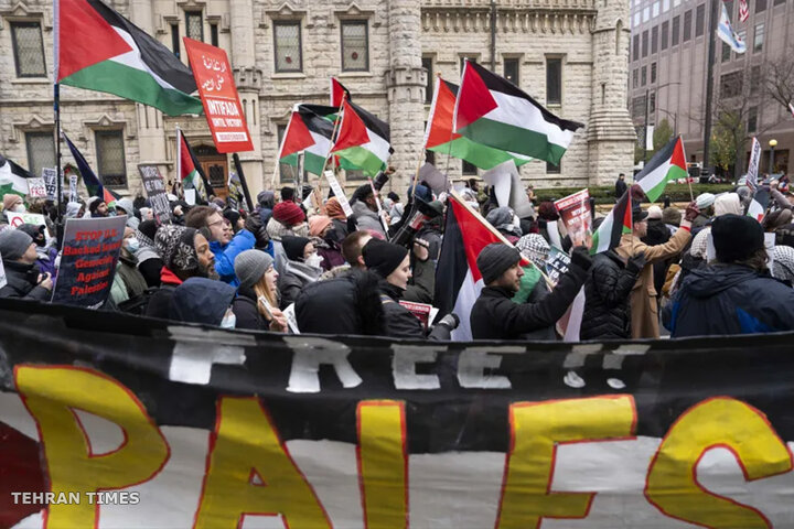 People worldwide stage pro-Palestinian rallies