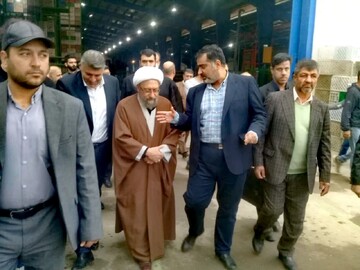 بازدید رییس مجمع تشخیص مصلحت نظام از سورتنیگ مرکبات در مازندران