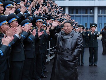 Kim Jong Un reviews satellite images of US bases