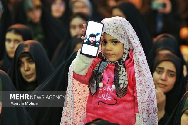 گردهمایی دانش آموز بسیجی در یادمان شهدای شلمچه