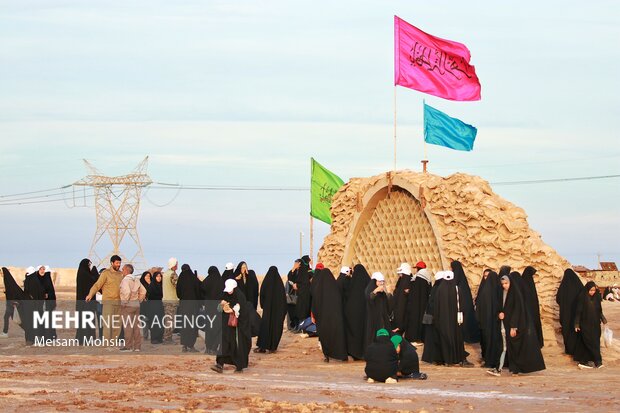 گردهمایی دانش آموز بسیجی در یادمان شهدای شلمچه