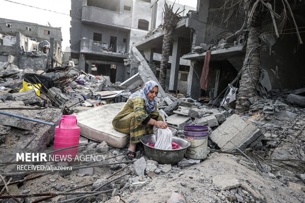 نگاهی به ویرانی‌های غزه