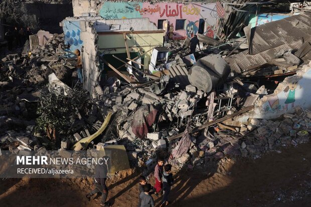 کشف پیکر ۱۵۰ شهید در منطقه الصبرة در غرب غزه