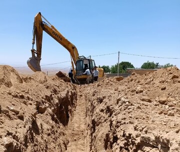 اصلاح و بازسازی بیش از ۸ کیلومتر شبکه آب در روستای قره چای ساوه