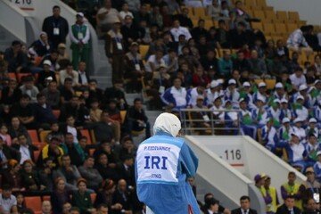 بانوی کوراش‌کار ایرانی نقره جهان را کسب کرد