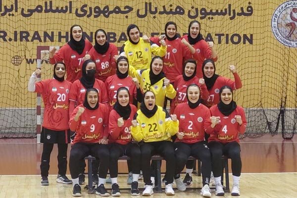 
Iran women handball team’s training session