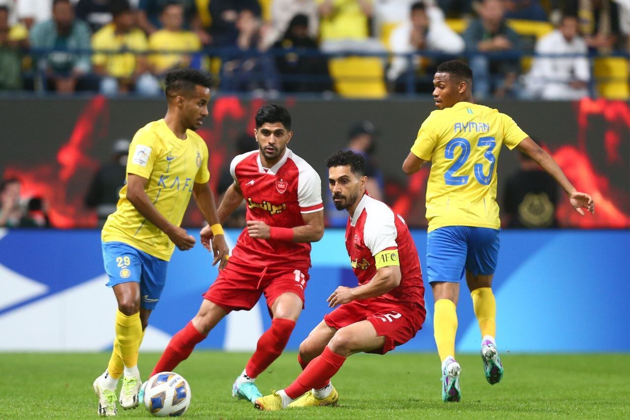 بازی تیم فوتبال پرسپولیس و النصر عربستان