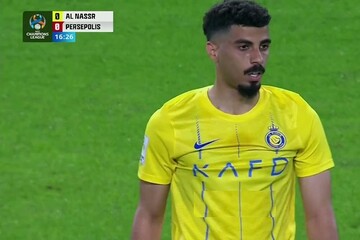 محرومیت بازیکن النصر به دلیل اخراج در بازی با پرسپولیس