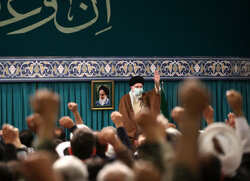 Leader's meeting with Basij forces