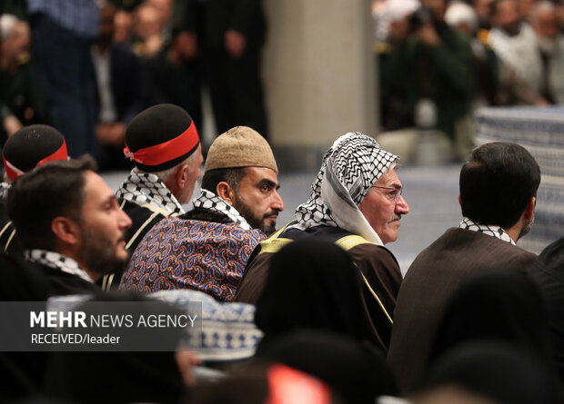 دیدار هزاران نفر از بسیجیان با رهبر معظم انقلاب اسلامی