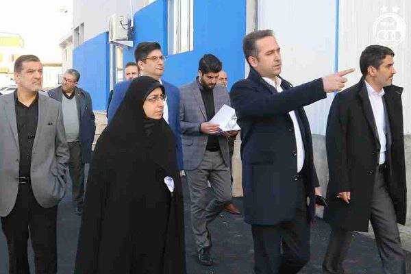 بازدید اعضای شورای شهر تهران از کمپ زنده یاد ناصر حجازی