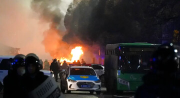 آتش‌سوزی در هتلی در قزاقستان ۱۳ کشته برجای گذاشت
