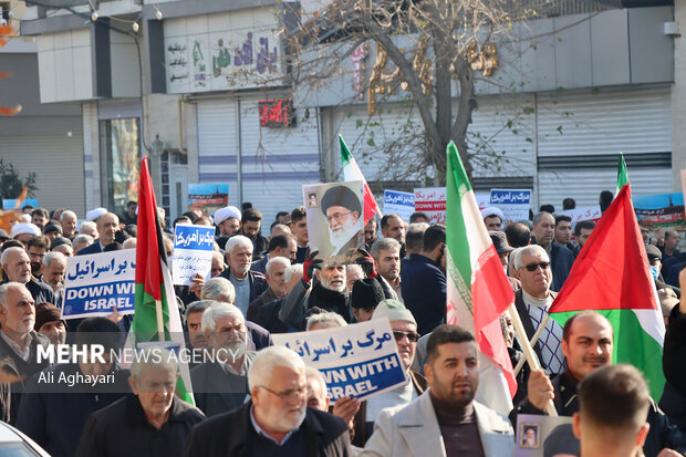 راهپیمایی در حمایت از فلسطین-ارومیه
