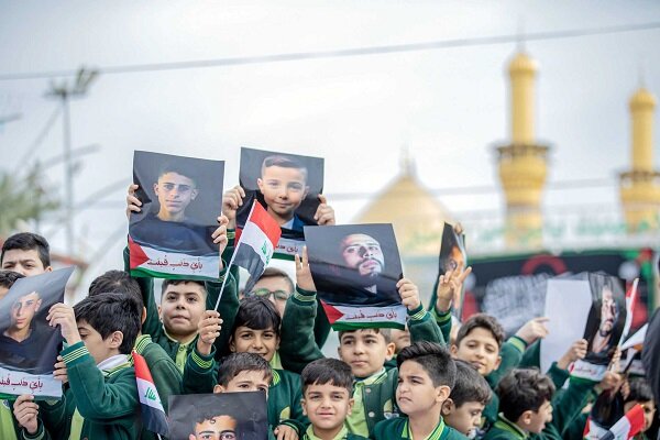 Irak'ta çocuklar, Gazzeli akranlarıyla dayanışma için toplandı