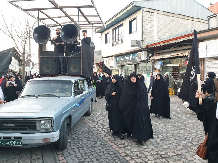رشتوندان از سبزه میدان تا مزار میرزا کوچک پیاده روی کردند