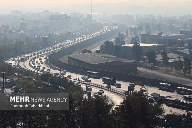 تداوم آلوگی هوا/وضعیت هوای تهران نارنجی است