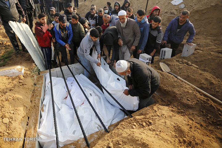 افزایش شمار شهدای فلسطینی در نوار غزه به ۱۷۴۸۷