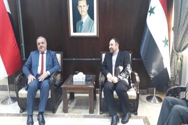 السفير الإيراني في دمشق يلتقي وزير المالية السوري