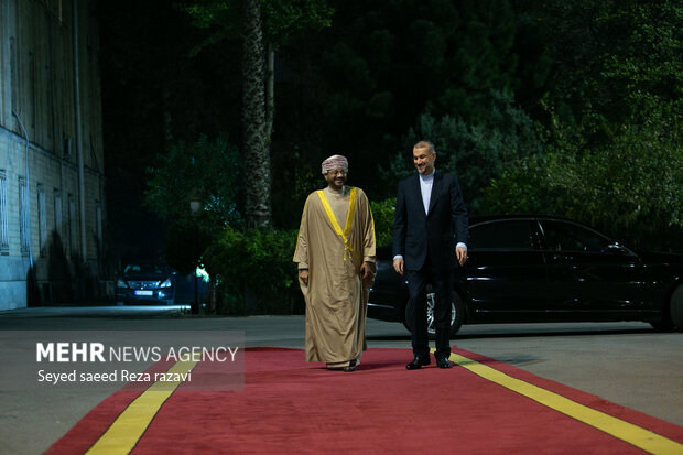 
Amir-Abdollahian welcomes Omani counterpart in Tehran
