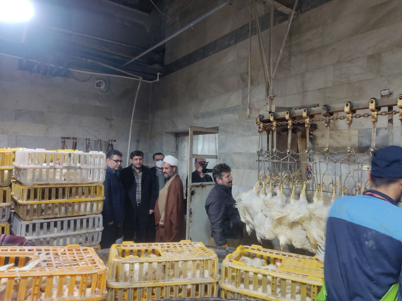 بازدید شبانه از کشتارگاه مرغ سنندج/افزایش گشتهای مشترک در بازار