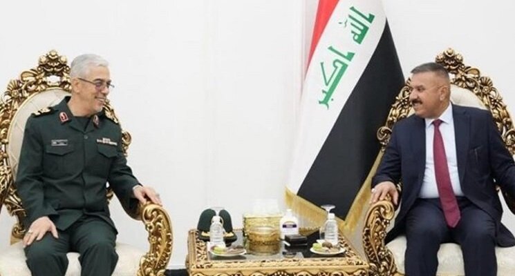 İran Genelkurmay Başkanı Bağdat'ta ikili temaslarda bulundu