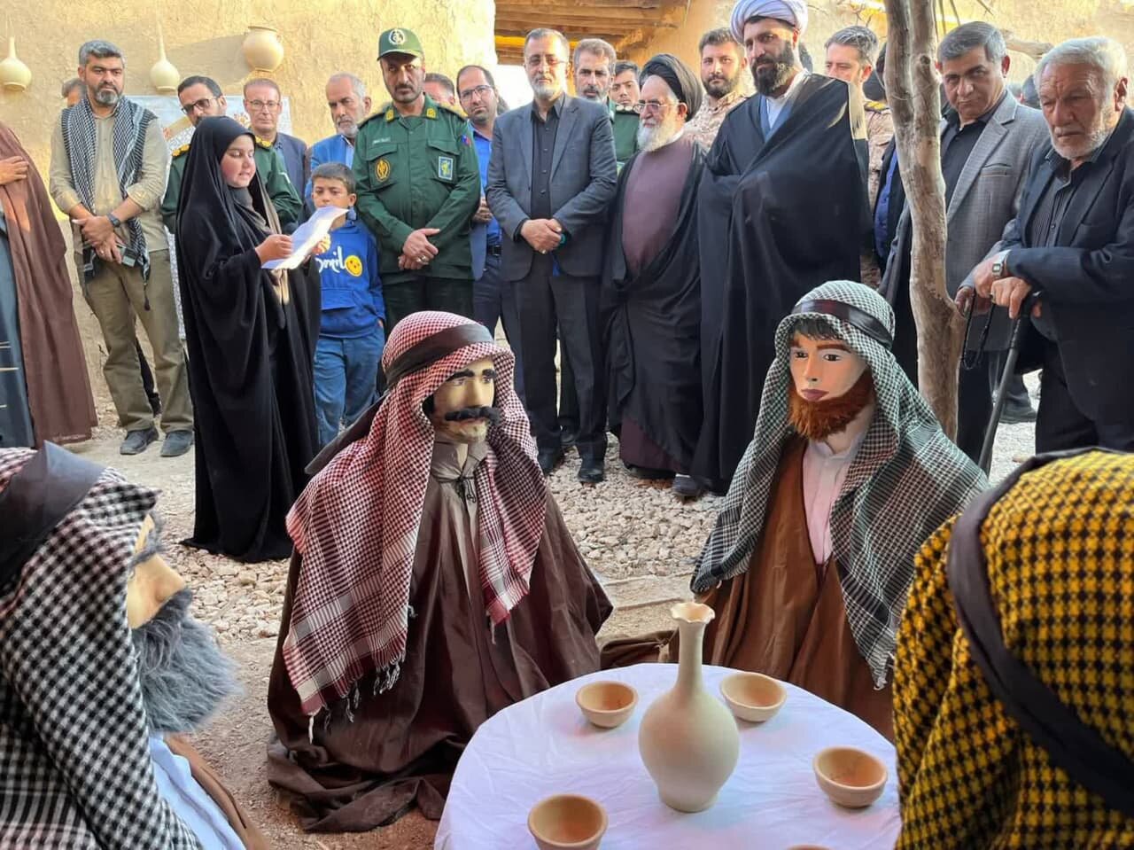 بزرگترین یادمان فاطمی کشور «یاس کبود» در شهرستان خفر برپا شد