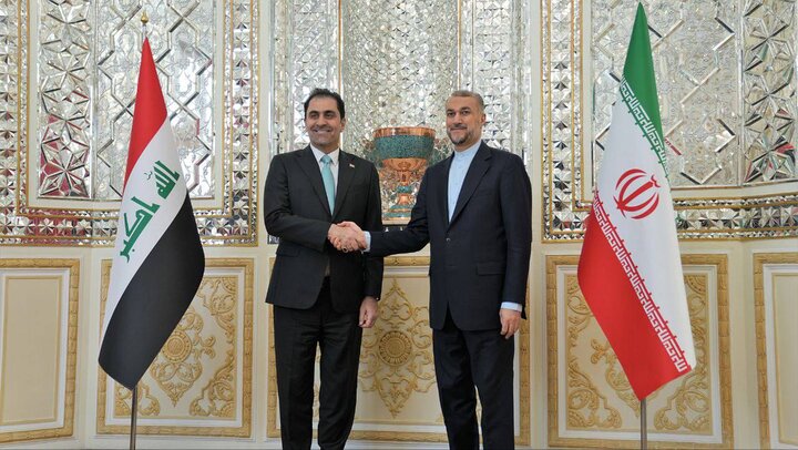 دیدار نایب رییس مجلس  مجلس عراق  و هیات همراه با وزیر امور خارجه