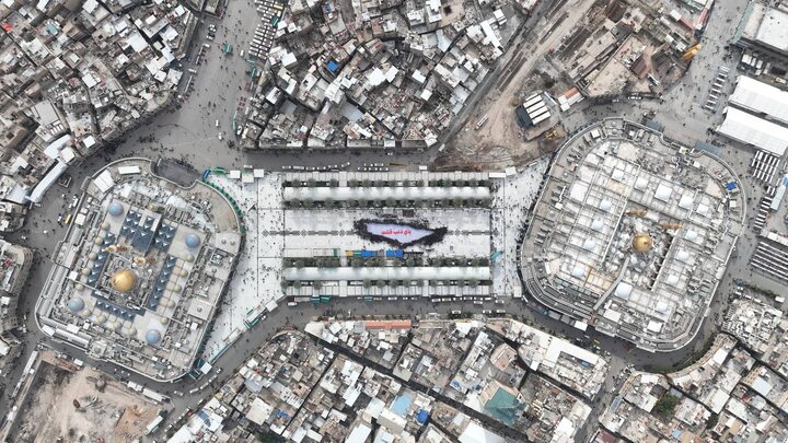 یادبود شهدای غزه در بین الحرمین کربلای معلی برگزار شد