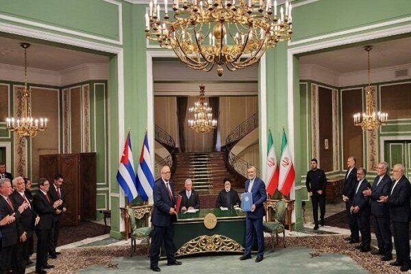 التوقيع على 7 وثائق تعاون وبيان مشترك بين إيران وكوبا