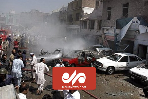 Pakistan'da bombalı saldırı anı Pakistan'da bombalı saldırı anı