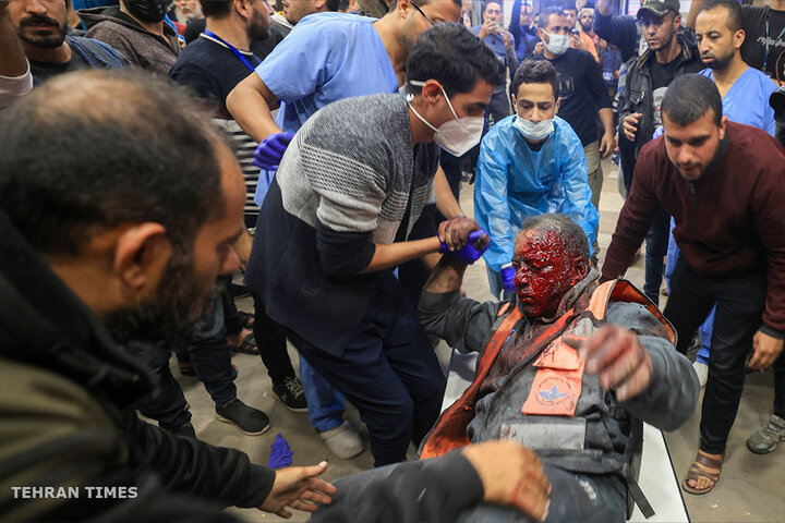 Khan Younis hospital stretched by influx of patients as Israel bombs Gaza