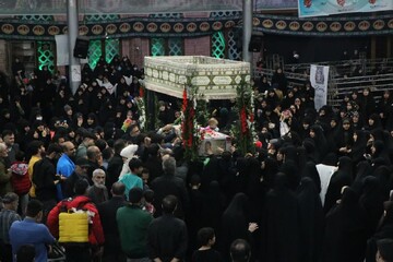 مراسم وداع با پیکر شهید مدافع حرم «محمدرضا یعقوبی» در رشت