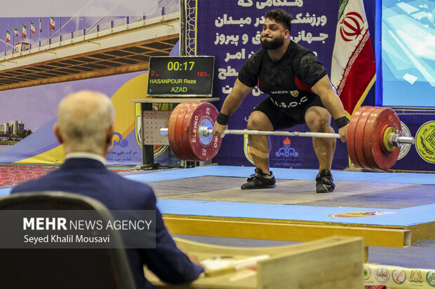 هفته دوم لیگ برتر وزنه‌برداری در اهواز