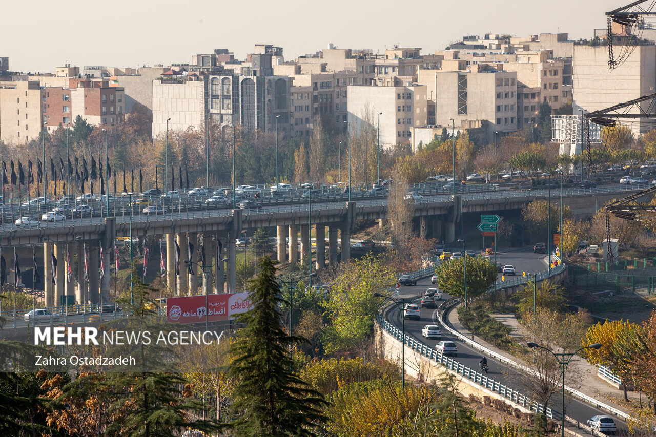 هوای پایتخت در مرز آلودگی/تعداد روزهای پاک تهران از ابتدای سال