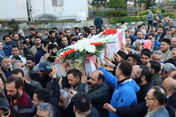 مراسم تشییع و خاکسپاری پیکر شهید مدافع حرم «محمد رضا یعقوبی»