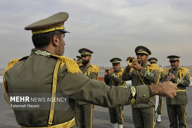 ورود پیکر مطهر دوازده شهید گمنام