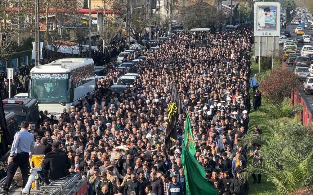 پرواز پیکر شهید «محمدرضا یعقوبی» با بال های شهر