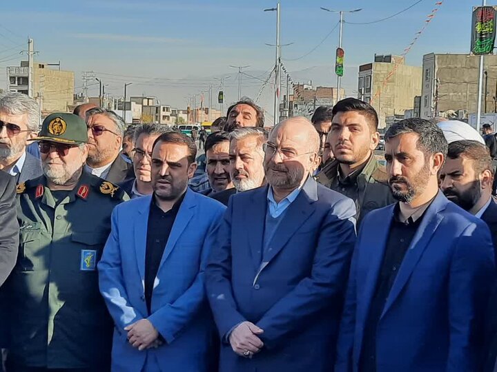 رئیس مجلس وارد اسلامشهر شد