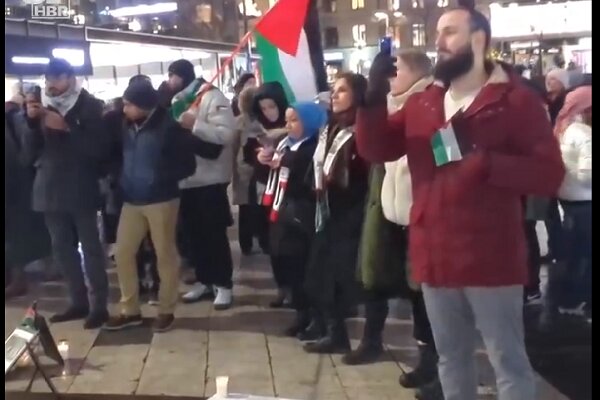 İsveç'deki gazetecilerden İsrail karşıtı protesto İsveç'deki gazetecilerden İsrail karşıtı protesto