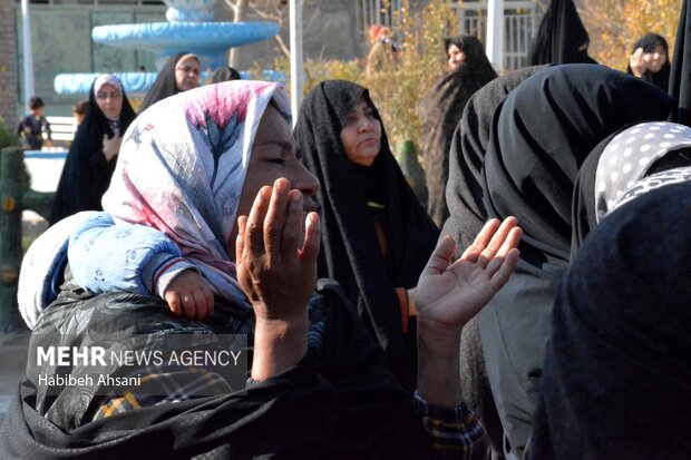 مراسم تشییع و بدرقه پیکر مطهر شهید گمنام در شهر جدید مزرج