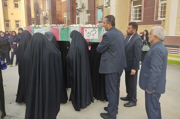 پیکرهای شهدای گمنام در ۳۰۰ مدرسه استان بوشهر تشییع می‌شود