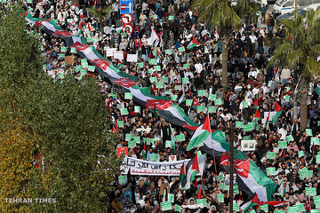 Protesters in Arab countries rally in solidarity with Palestinians in Gaza