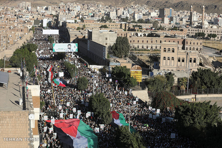 Protesters in Arab countries rally in solidarity with Palestinians in Gaza