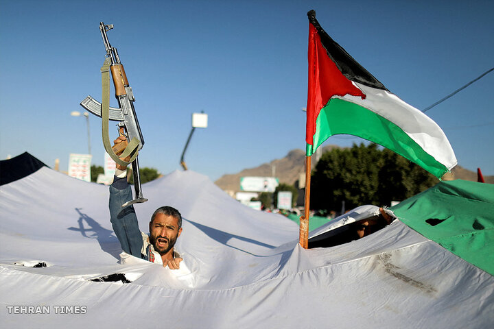 Protesters in Arab countries rally in solidarity with Palestinians in Gaza