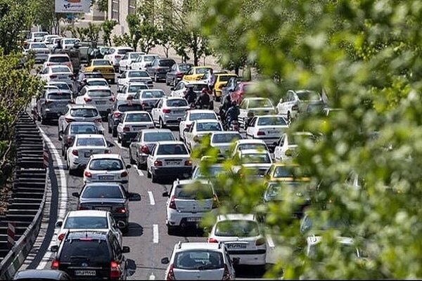 افزایش ترافیک در معابر و بزرگراه‌های پایتخت با پایان تعطیلات