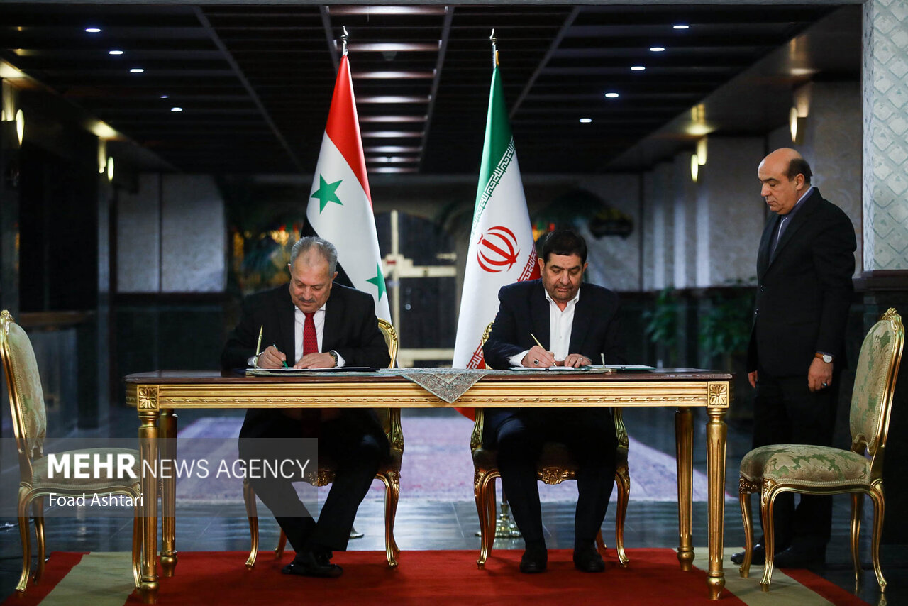 شش سند همکاری بین ایران و سوریه امضا شد