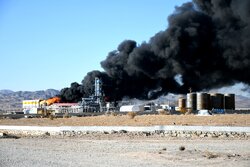 آتش سوزی در منطقه ویژه اقتصادی بیرجند