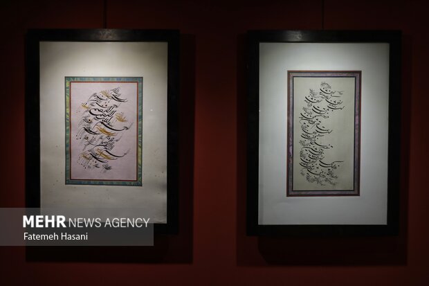 برپایی نمایشگاه خوشنویسی یاس کبود (مشهد)